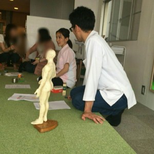 渋谷お灸教室様子